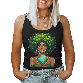 Green Mother Earth Day Gaia Save Our Planet Nature Recycling Women Tank Top | Mazezy AU