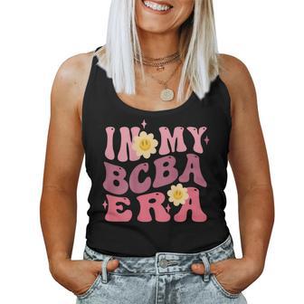 Groovy Applied Behavior Analysis In My Bcba Era On Back Women Tank Top - Monsterry