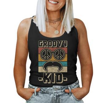 Groovy Kid 60S Theme Outfit 70S Themed Party Costume Hippie Women Tank Top - Monsterry