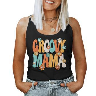 Groovy Mama 70S Hippie Theme Party Outfit 70S Costume Women Women Tank Top - Thegiftio UK