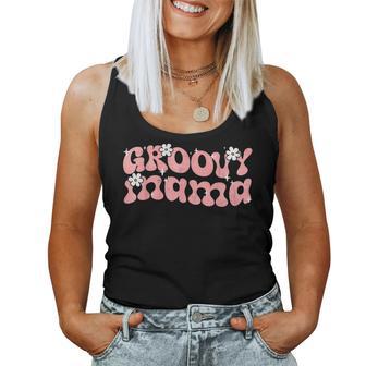 Groovy Mama Mom Life Muttertag 2024 Geburtstag Blumenfrauen Tank Top Frauen - Geschenkecke