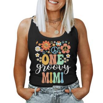 Groovy Mimi Retro Grandma Birthday Matching Family Party Women Tank Top - Monsterry CA