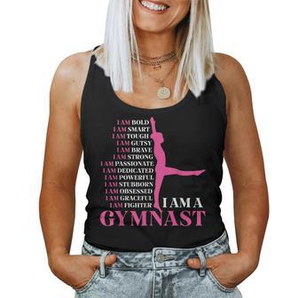 I Am A Gymnast Gymnastics Girls Boys Retro Sports Women Tank Top - Monsterry UK