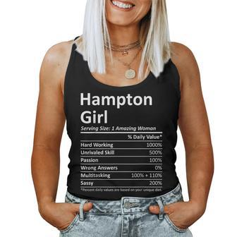 Hampton Girl Va Virginia City Home Roots Usa Women Tank Top - Monsterry AU