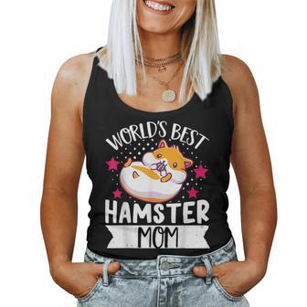 Hamster Mom Mother's Day World Best Hamster Mom Women Tank Top - Monsterry