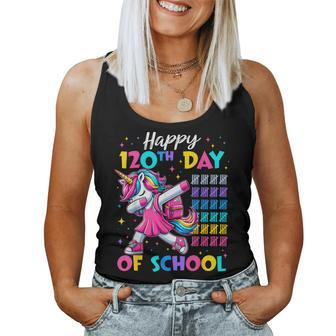 Happy 120Th Day Of School Cute Unicorn Girl 120 Days Smarter Women Tank Top - Thegiftio UK