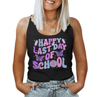 Happy Last Day Of School Teacher Boy Girl Grad Hello Summer Women Tank Top | Mazezy DE