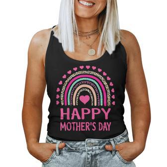 Happy Mother's Day 2024 For Mom Grandma Rainbow Women Tank Top - Monsterry UK