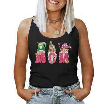 Happy Cute Gnomes Floral For Mom Daughter Women Tank Top | Mazezy UK