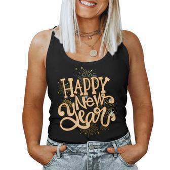 Happy New Year New Years Eve Party Family Matching Women Tank Top | Mazezy