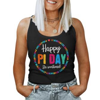 Happy Pi Day Pie Math Coach Teacher Pi Day Lover Nerdy Women Tank Top | Mazezy DE