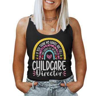 Heart Childcare Director Daycare Teacher Appreciation Women Tank Top - Seseable