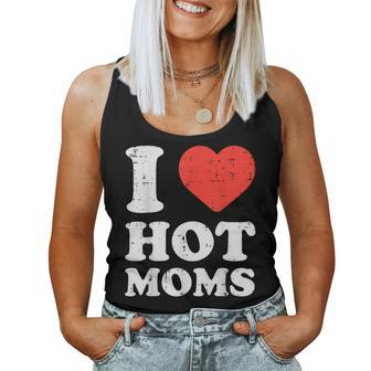 I Heart Love Hot Moms Humor Couple Matching Dad Men Women Tank Top - Thegiftio UK