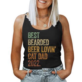 Herren Best Bearded Beer Lovin Cat Dad Bier Papa Hundeater Tank Top Frauen - Geschenkecke