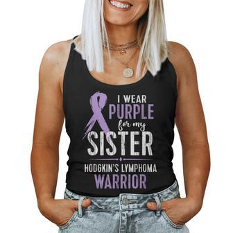 Hodgkin's Lymphoma Cancer Awareness For My Sister Women Tank Top - Monsterry