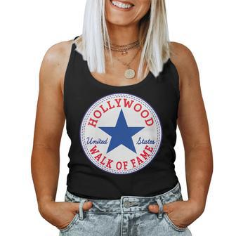 Hollywood Walk Of Fame Los Angeles California Tourist Usa Women Tank Top - Monsterry