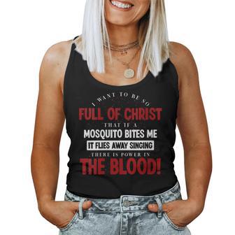 Holy Bible There Is Power In The Blood Prayer Women Tank Top - Monsterry