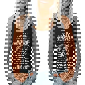 Homme J'ai Une Fille Magnifique J'ai Pas De Flingue Pas De Cuir Women Tank Top - Cadeauxyz