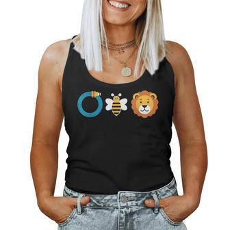 Hose Bee Lion Graphic Adult Humor Women Tank Top - Monsterry