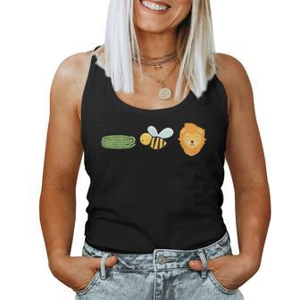 Hose Bee Lion Animal Pun Dad Joke Women Tank Top - Monsterry CA
