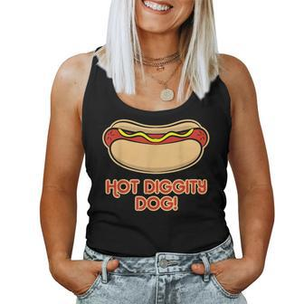 Hot Dog For And Hot Diggity Dog Women Tank Top - Monsterry AU