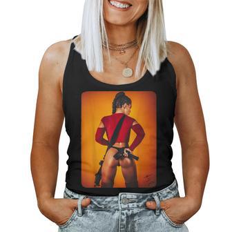 Hot Girl On For Girl With A Gun & Nice Ass Women Tank Top - Monsterry DE