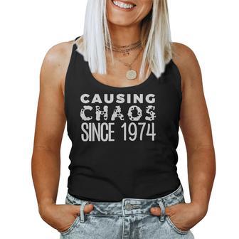 Humor 1974 Cool 50 Year Old Bday 50Th Birthday Women Women Tank Top - Thegiftio UK