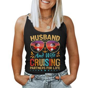Husband Wife Cruising 2024 Cruise Vacation Couples Trip Women Tank Top - Seseable
