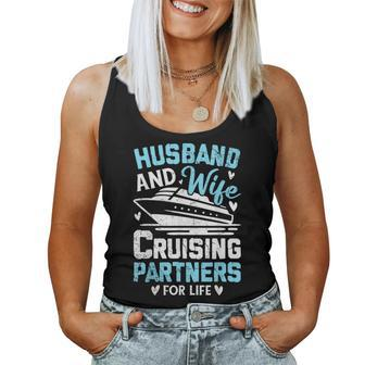 Husband And Wife Cruising Partners For Life Cruise Ship Women Tank Top - Monsterry DE