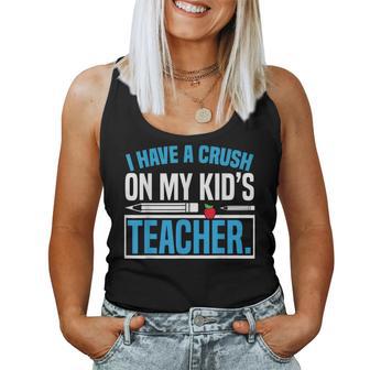 Ich Bin In Den Lehrer Meines Kindeserknallt Lustige Mama Papa Homeschool Tank Top Frauen - Geschenkecke