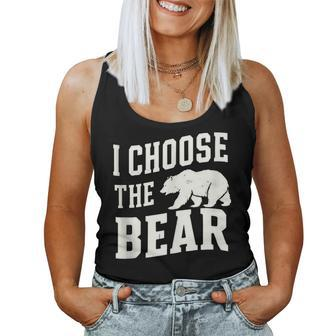 I'd Choose The Bear Would Rather Choose The Bear Women Tank Top - Monsterry CA