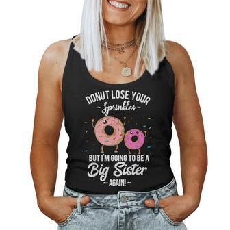 I'm Going To Be A Big Sister Again Pregnancy Announcement Women Tank Top - Monsterry AU