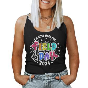 I'm Just Here For Field Day 2024 Teacher Boy Girls Field Day Women Tank Top - Seseable