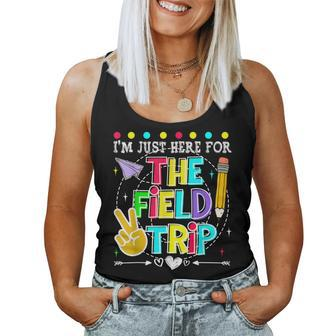 I'm Just Here For The Field Trip Teacher Kid Field Day 2024 Women Tank Top - Monsterry