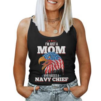 I'm Just A Mom Who Raised A Navy Chief Navy Chiefs Women Tank Top - Monsterry AU
