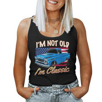 I'm Not Old I'm Classic Flag Car Men's & Women's Women Tank Top - Monsterry