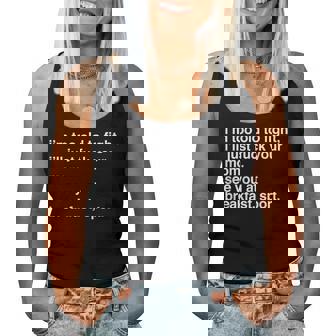 I'm Too Old To Fight I'll Just Fuck Your Mom See You Women Tank Top | Mazezy