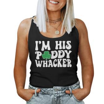 I'm His Paddy Whacker Groovy Couples St Patrick's Day Women Tank Top - Monsterry DE