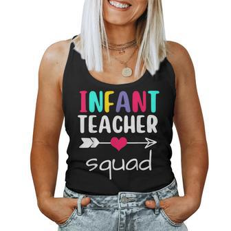 Infant Teacher Squad Matching Back To School First Day Women Tank Top - Seseable