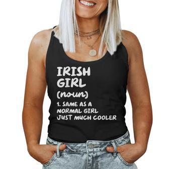 Irish Girl Definition Ireland Women Tank Top - Thegiftio UK