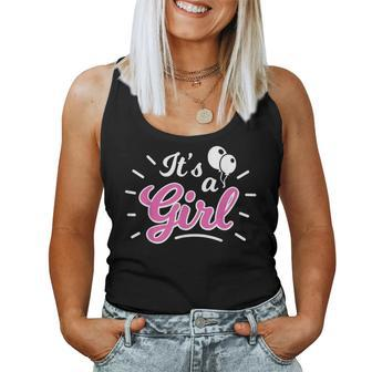 It's A Girl Gender Reveal Party Pink Or Blue Women Tank Top - Monsterry DE