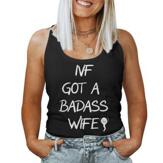 Ivf Got A Badass Wife Ivf Transfer Day Infertility Awareness Women Tank Top - Monsterry DE
