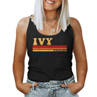 Ivy Name Personalized Cute Idea Vintage Ivy Women Tank Top - Seseable