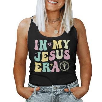 In My Jesus Era Christian Jesus Lover Religion Good Friday Women Tank Top | Mazezy CA
