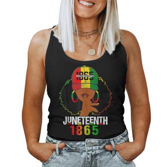 Junenth 1865 Celebrate Freedom Celebrating Black Women Women Tank Top - Monsterry DE