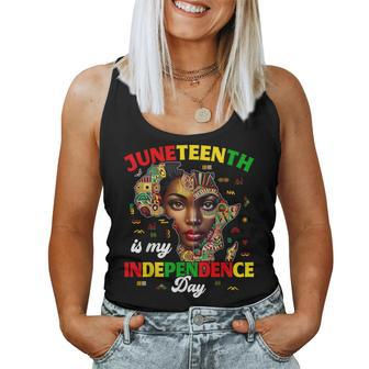 Junenth Is My Independence Day Pride African Womens Women Tank Top - Seseable