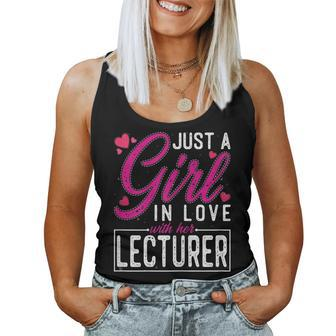 Just A Girl In Love With Her Lecturer Women Tank Top - Monsterry