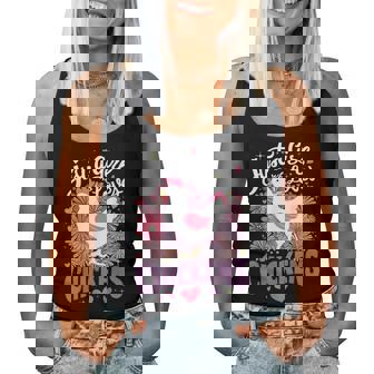 Just A Girl Who Loves Chickens Chicken Women Tank Top | Mazezy