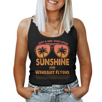 Just A Girl Who Loves Sunshine And Wingsuit Flying For Woma Women Tank Top - Monsterry UK