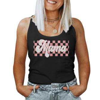 Karierte Mama Retro Mama Leben Frauen Muttertag Neue Mutter Tank Top Frauen - Geschenkecke